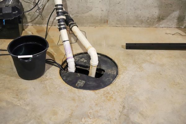 Basement Drainage Installation in Massillon