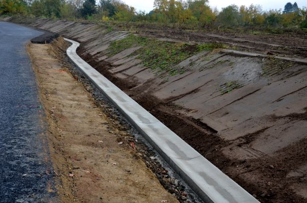 Slope Drainage Installation in Massillon